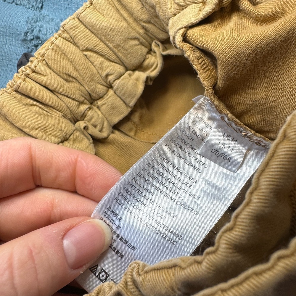 Free People Camel Button-Front Jogger Pants - Picture 10 of 11